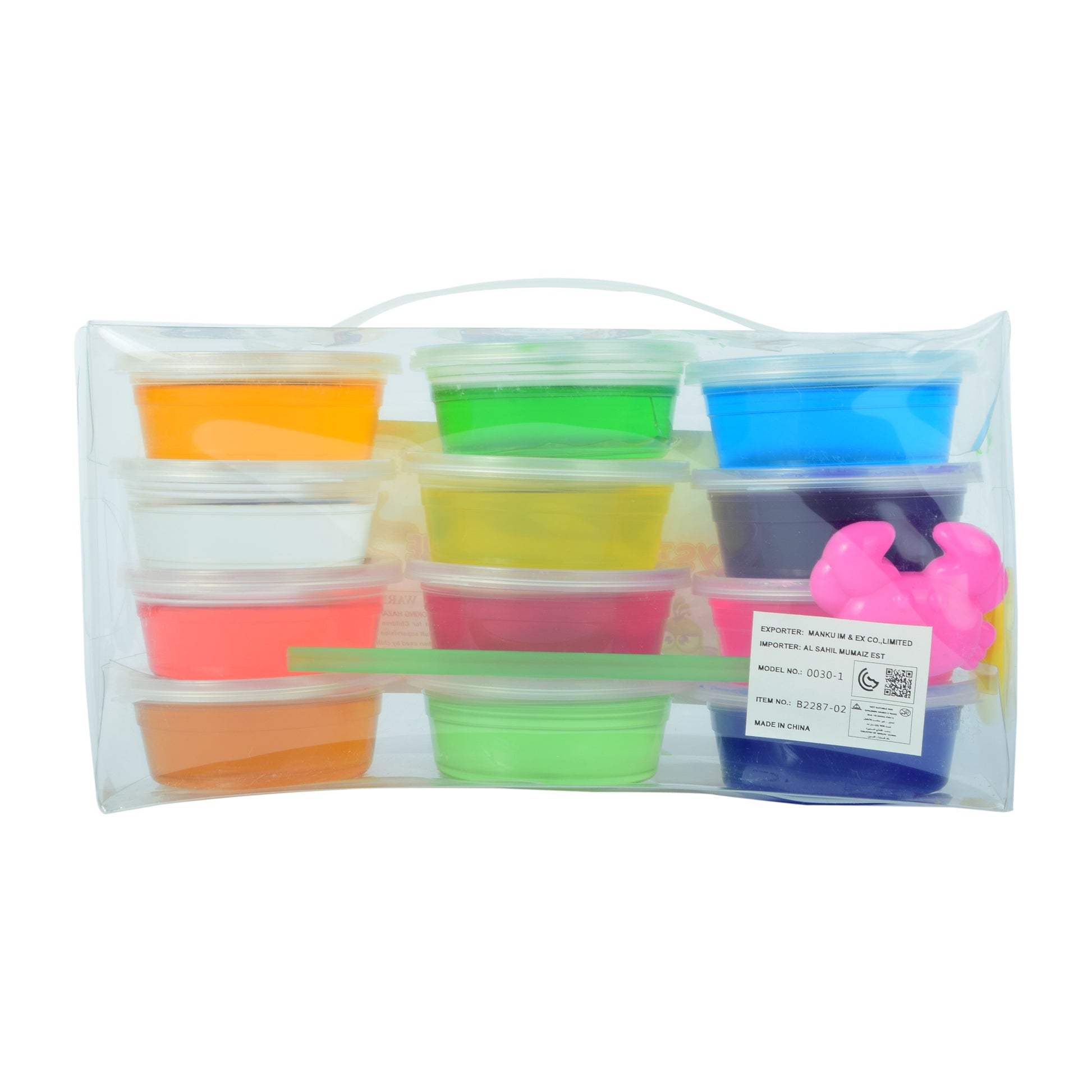 5D Crystal Color Slime Set Pack of 12