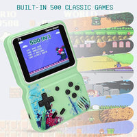 Portable Retro Handheld Game Console with 500 Built-in Games