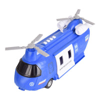 Rescue Airfreighter Toy Helicopter with Light & Sound - Blue