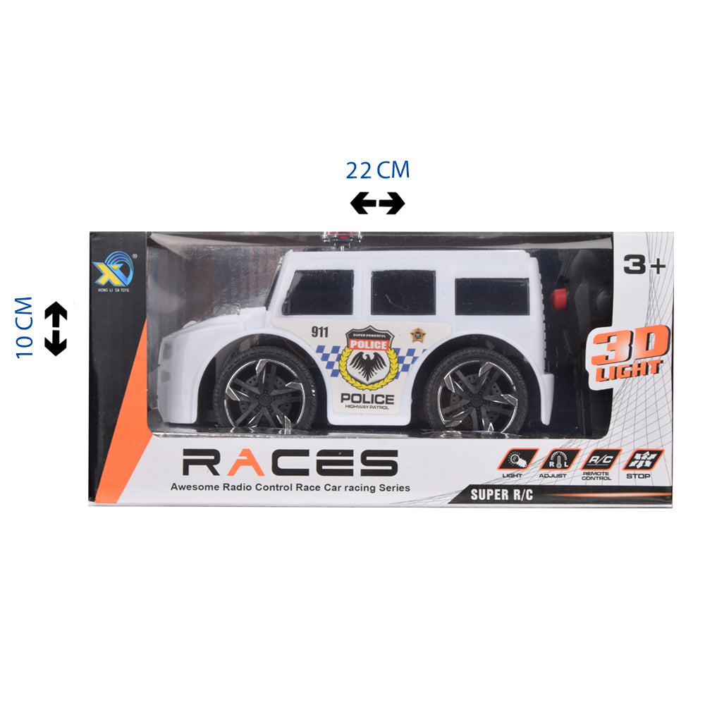 Remote Control Police SUV Toy with 3D Lights