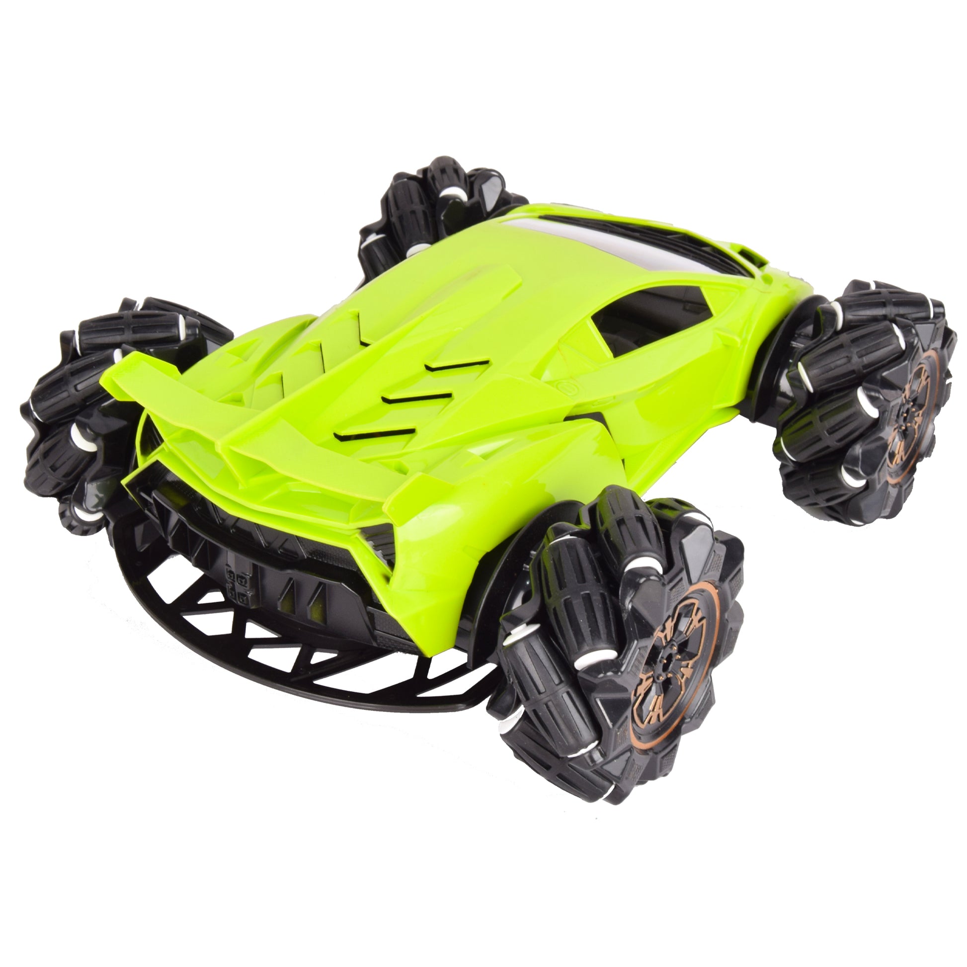 360° Stunt Twist RC Car with Gesture Control – Green