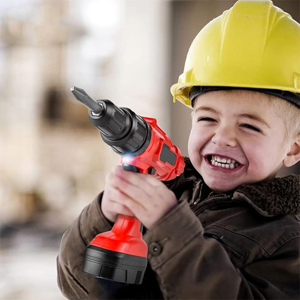 Kids Power Tool Drill Set – Battery Operated with Realistic Sounds