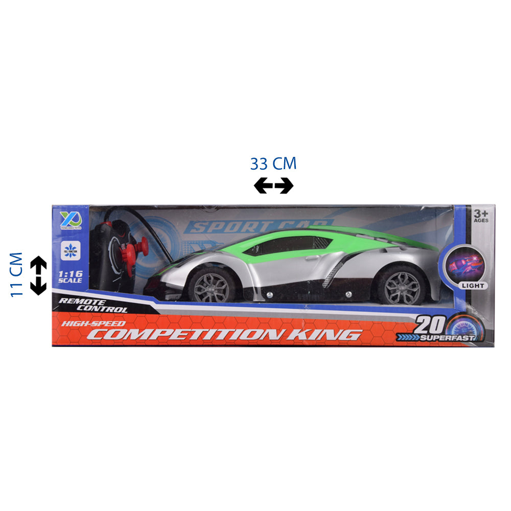 Remote Control High-Speed Competition King Car - 1:16 Scale