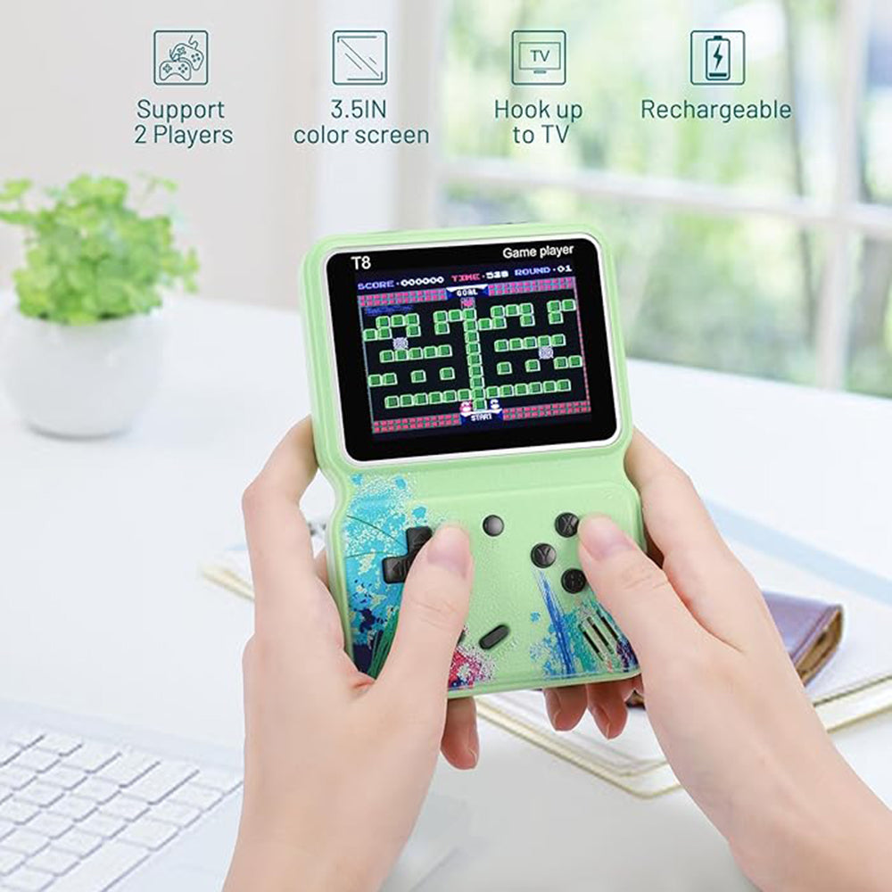 Portable Retro Handheld Game Console with 500 Built-in Games