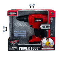 Kids Power Tool Drill Set – Battery Operated with Realistic Sounds