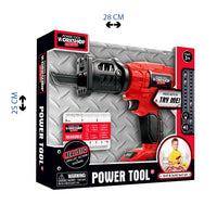 Power Tool Workshop Set with Realistic Sound & Drill Action – Toy Construction Tool Kit for Kids