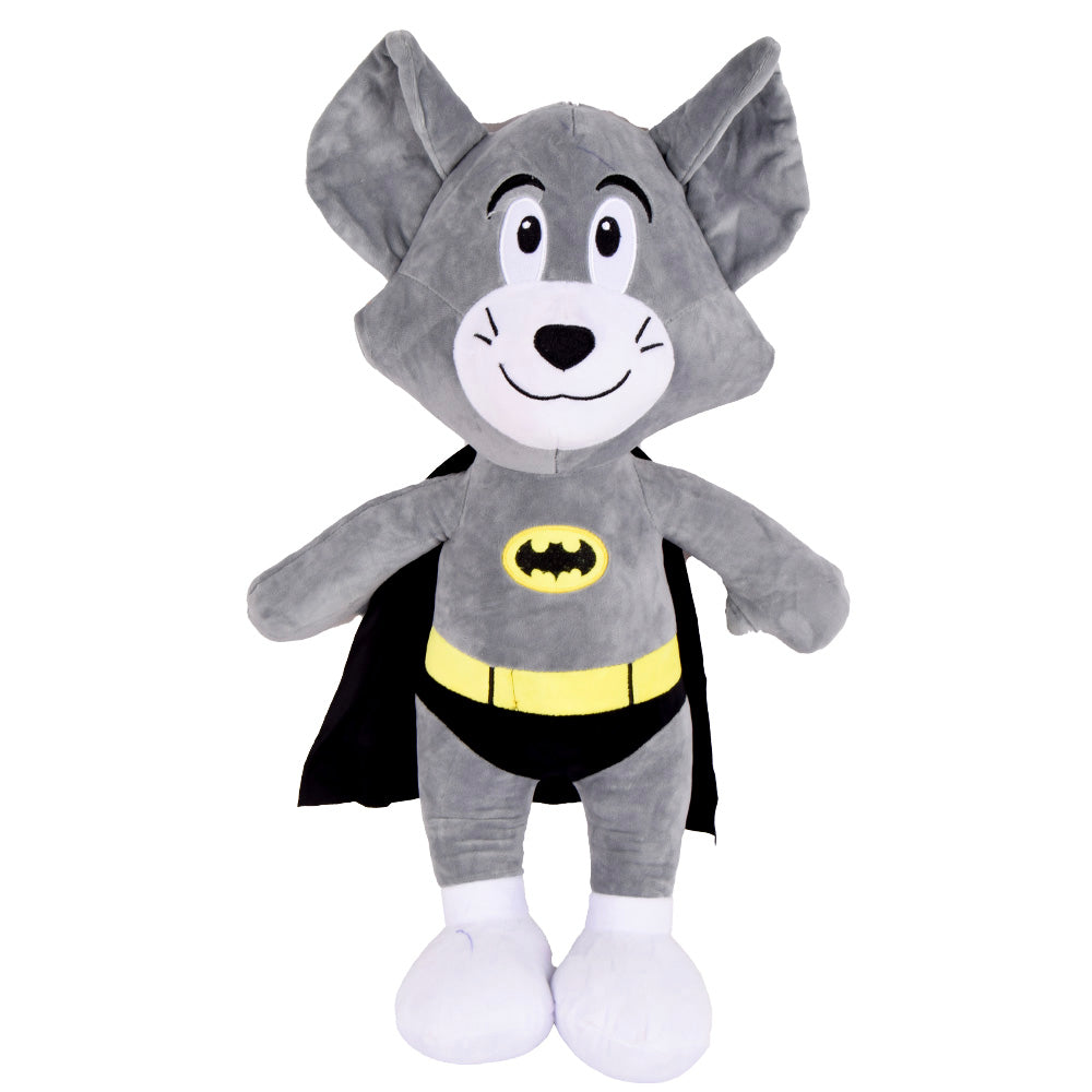 Batman-Inspired Stuffed Cat Toy