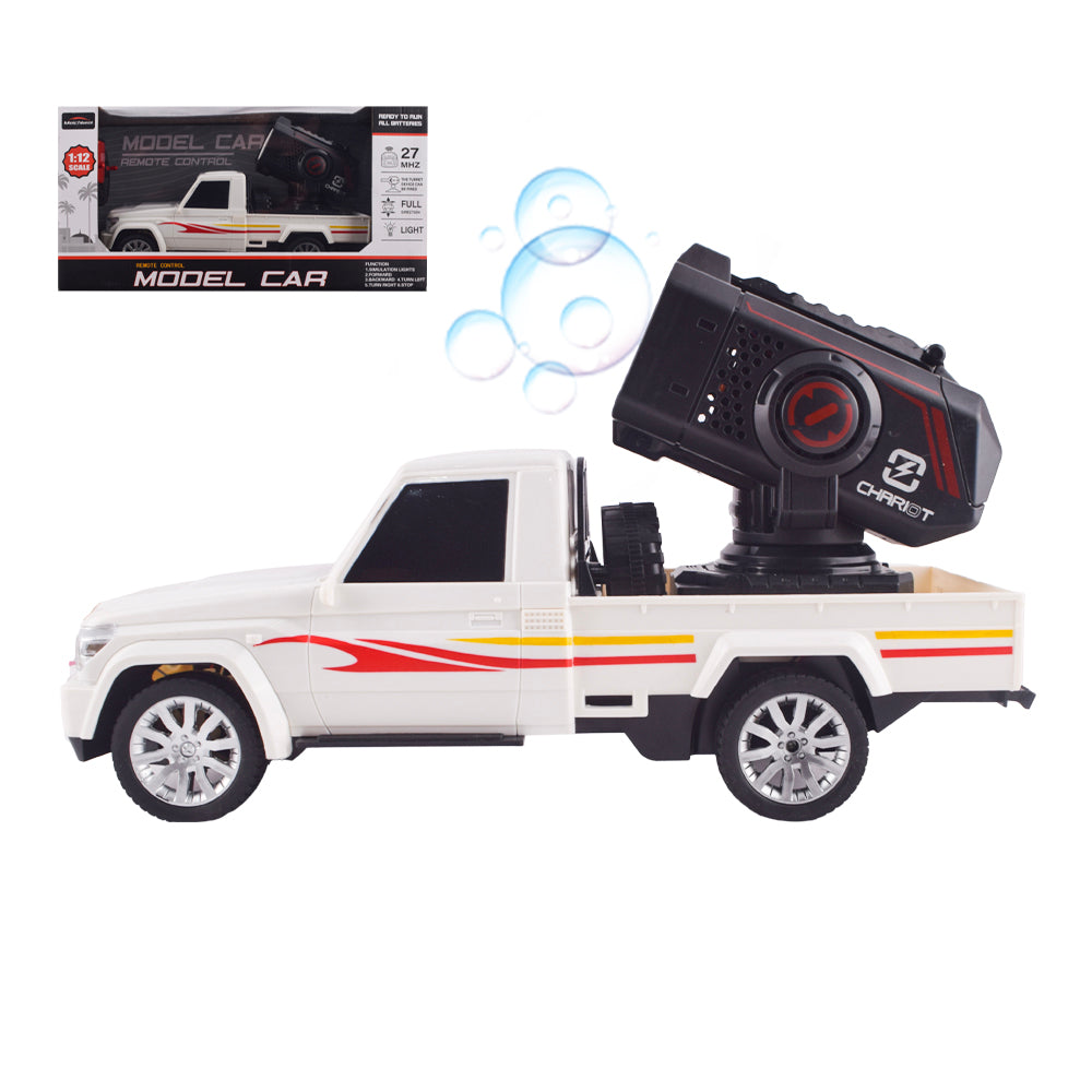 Remote Control Off-Road Truck with Rotating Cannon and Remote