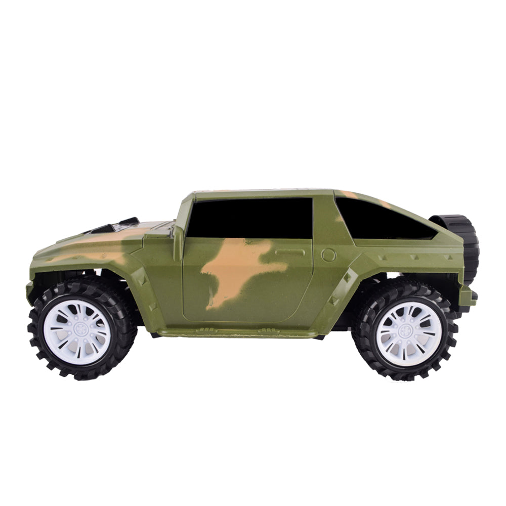 Inertia Car Military Truck Camouflage Model Toy