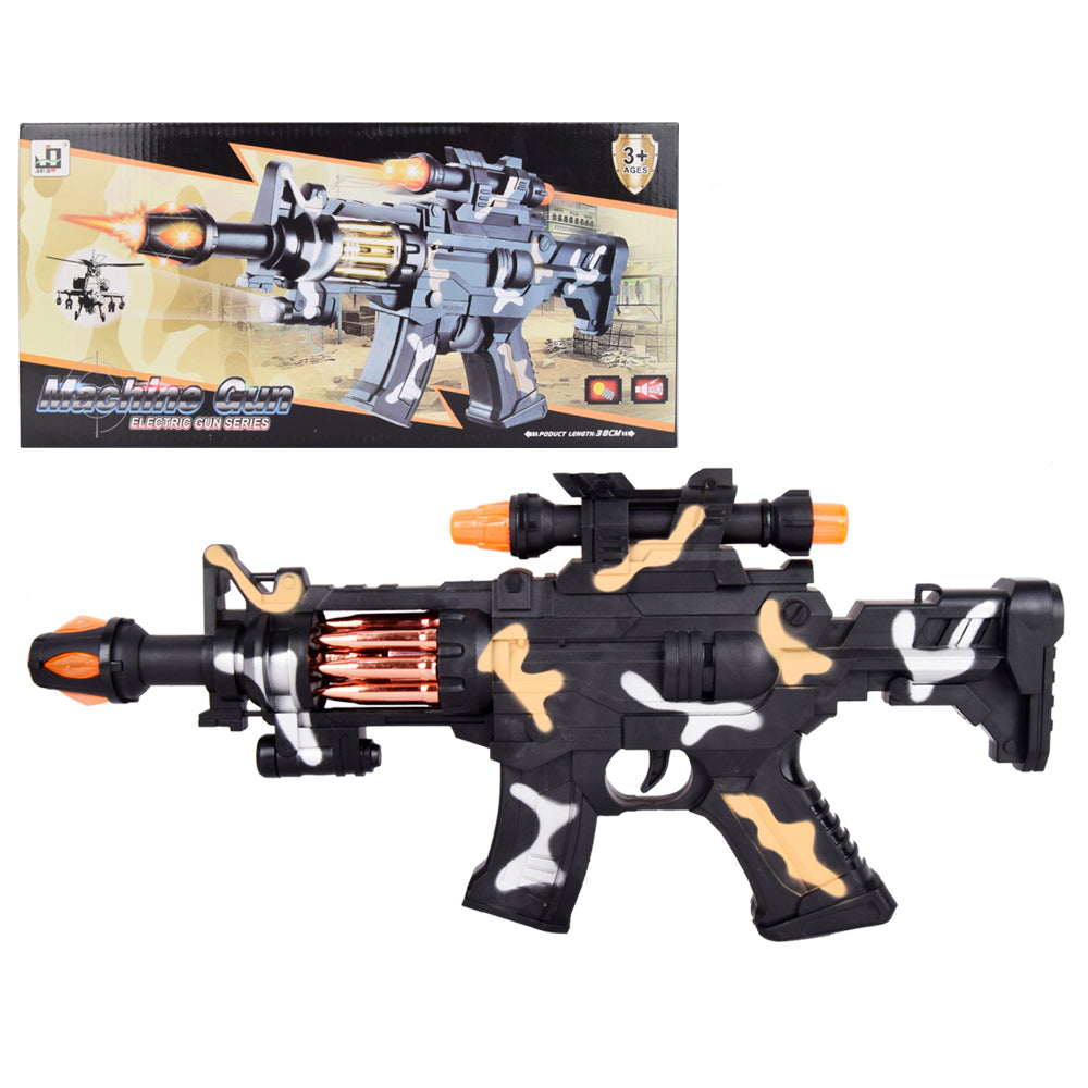 Camo Strike Electric Machine Gun Toy