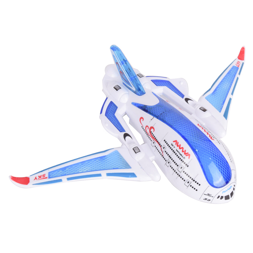 Electric 360 Degree Rotating Lighting Airbus Toy