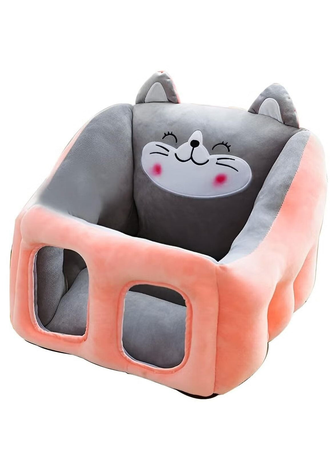 Kids Sofa Support Chair Soft Plush Cartoon Animal Baby Learning to Sit On Cushions Comfortable Plush Seats