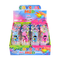 Pack of 2 Crystal Mud Slime Car Jars