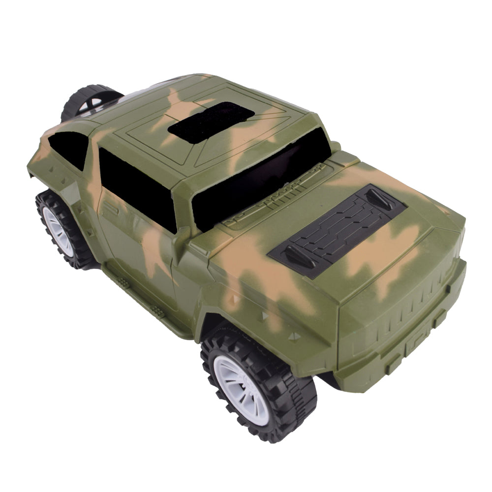 Inertia Car Military Truck Camouflage Model Toy