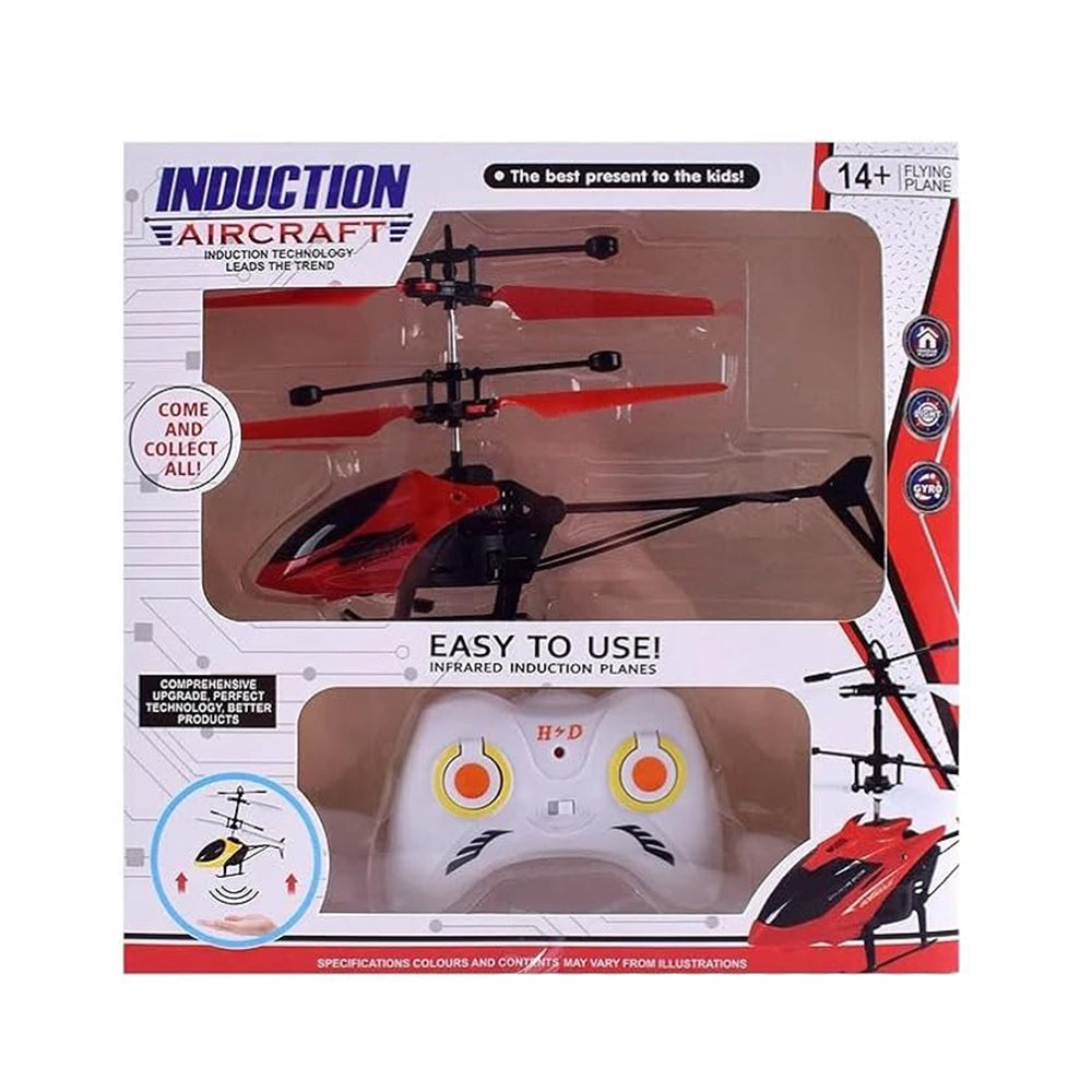 RC Induction Helicopter Toy with Remote Control