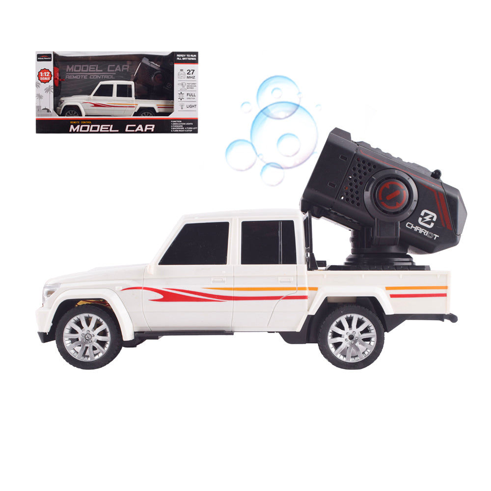 Remote Control Off-Road Truck with Rotating Cannon and Remote