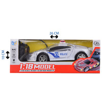 Remote Control Police Car 1:18 Scale