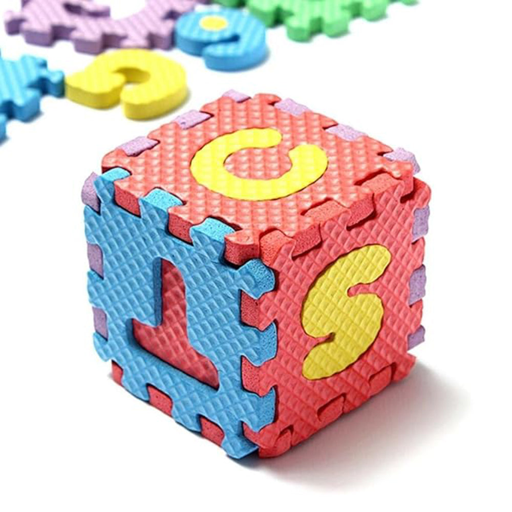 Alphabet and Numbers Foam Puzzle Mat for Kids