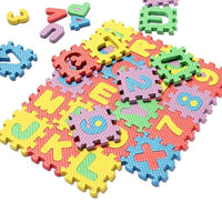 Alphabet and Numbers Foam Puzzle Mat for Kids