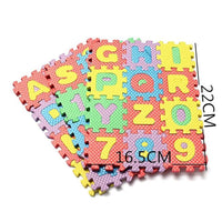 Alphabet and Numbers Foam Puzzle Mat for Kids