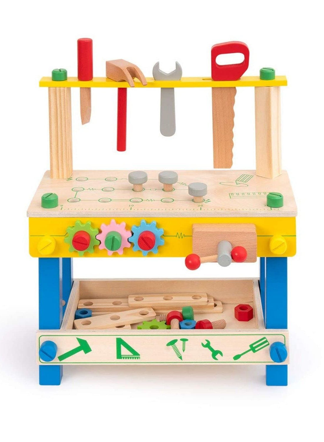 Children's Wooden Tool Table