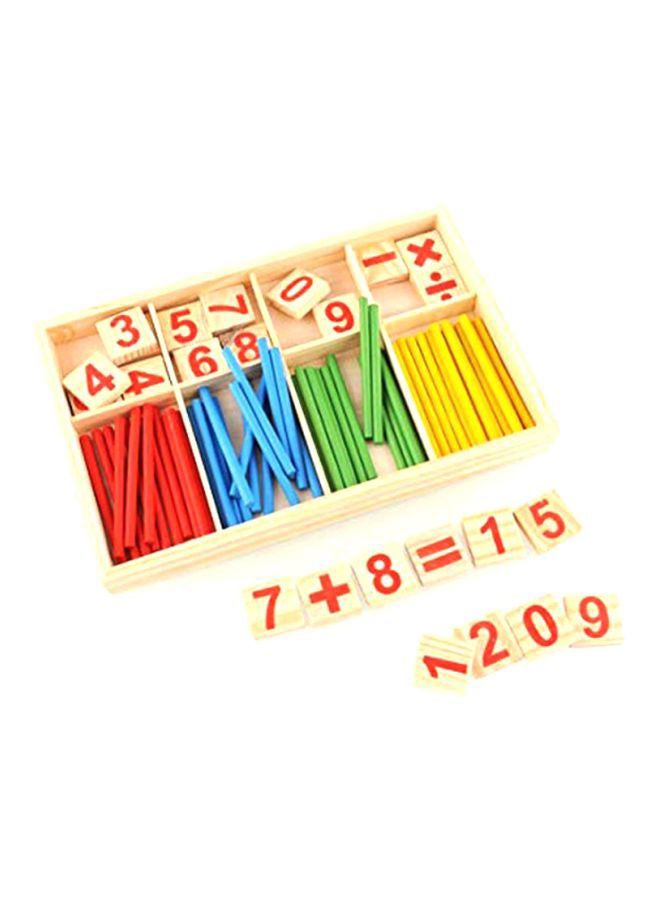 Counting Sticks Education Wooden Toys 23x2.2x15cm