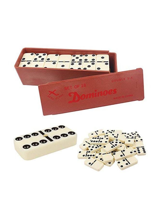 Double Six Domino Game Set