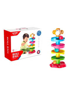 Roll Ball Multicolored Durable And Sturdy For Long Term Use Kids Toy 18x18x41cm
