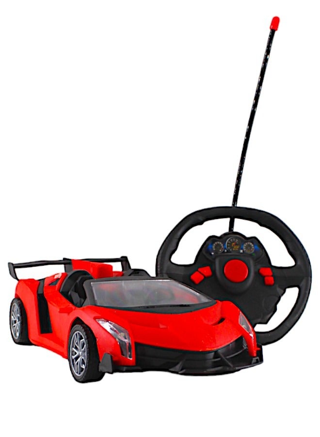 RC Sports Car Red Bugatti Vision Racing Car For Kids