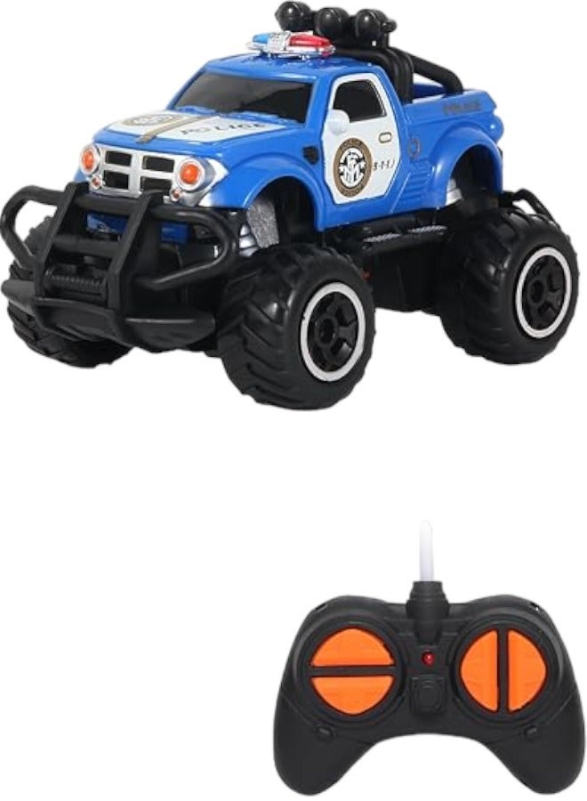 Remote Control Car Strong Fast and Small RC Police Jeep For Kids