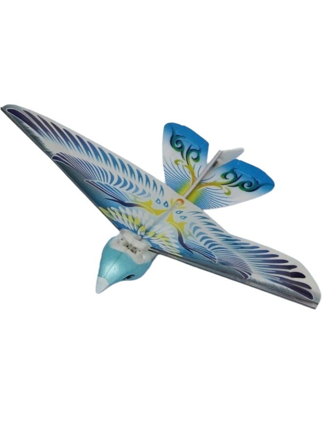 Remote control flying bird with flapping wings
