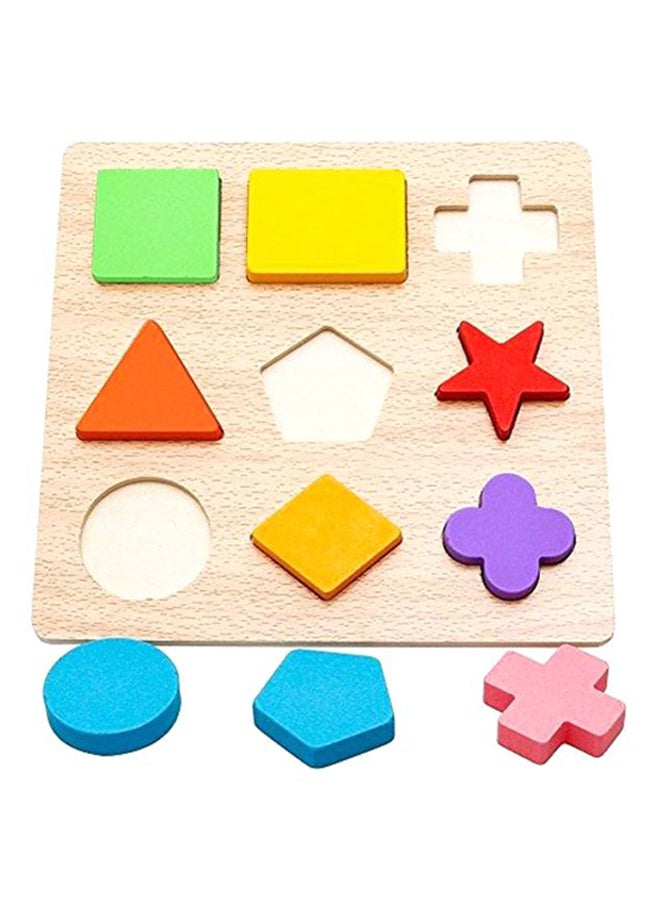 10 Piece Creative Craft Geometric Shape Sorter Educational Learning toy