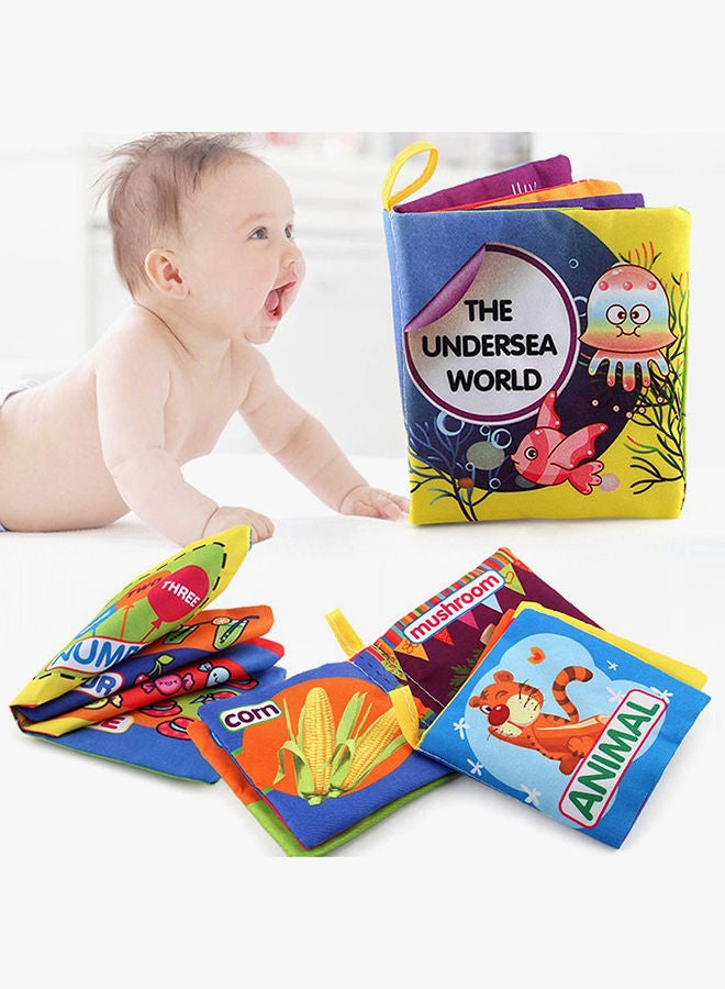 6-Piece Washable And Durable Fabric Soft Cloth Book Toy