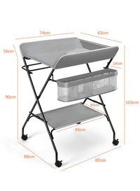 Baby Portable Changing Table with Foldable Design