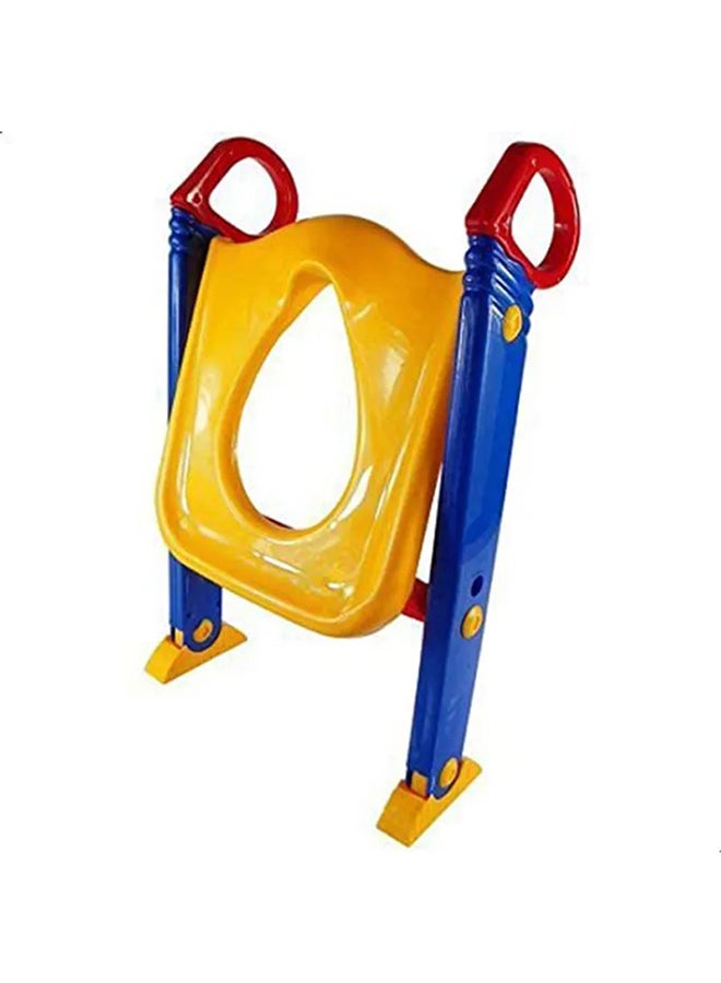 Toilet Plastic Ladder Chair With Padded Cushion for Kids
