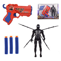 Avengers Action Set - Black Spider Warrior with Blaster Gun