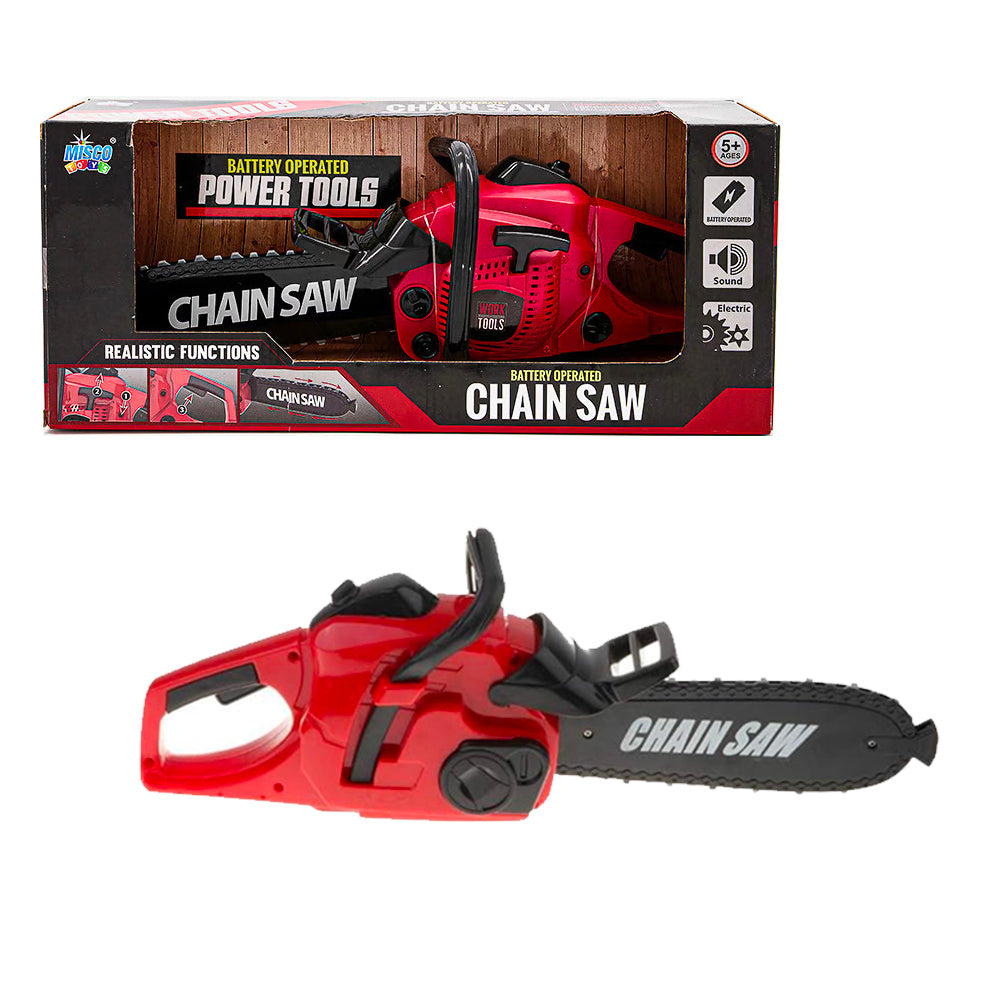 Battery Operated Toy Chainsaw – Realistic Power Tool Fun!