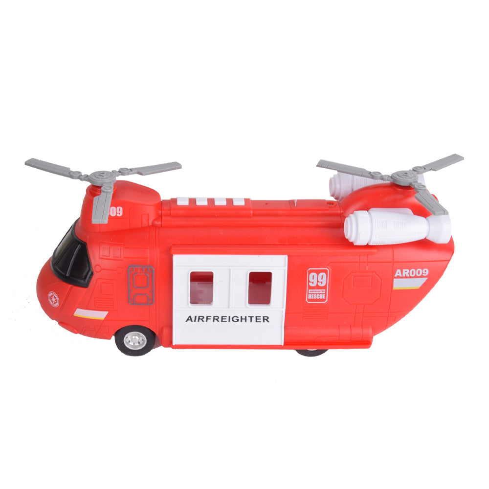 Airfreighter Rescue Transporter Helicopter Toy with Lights and Sounds