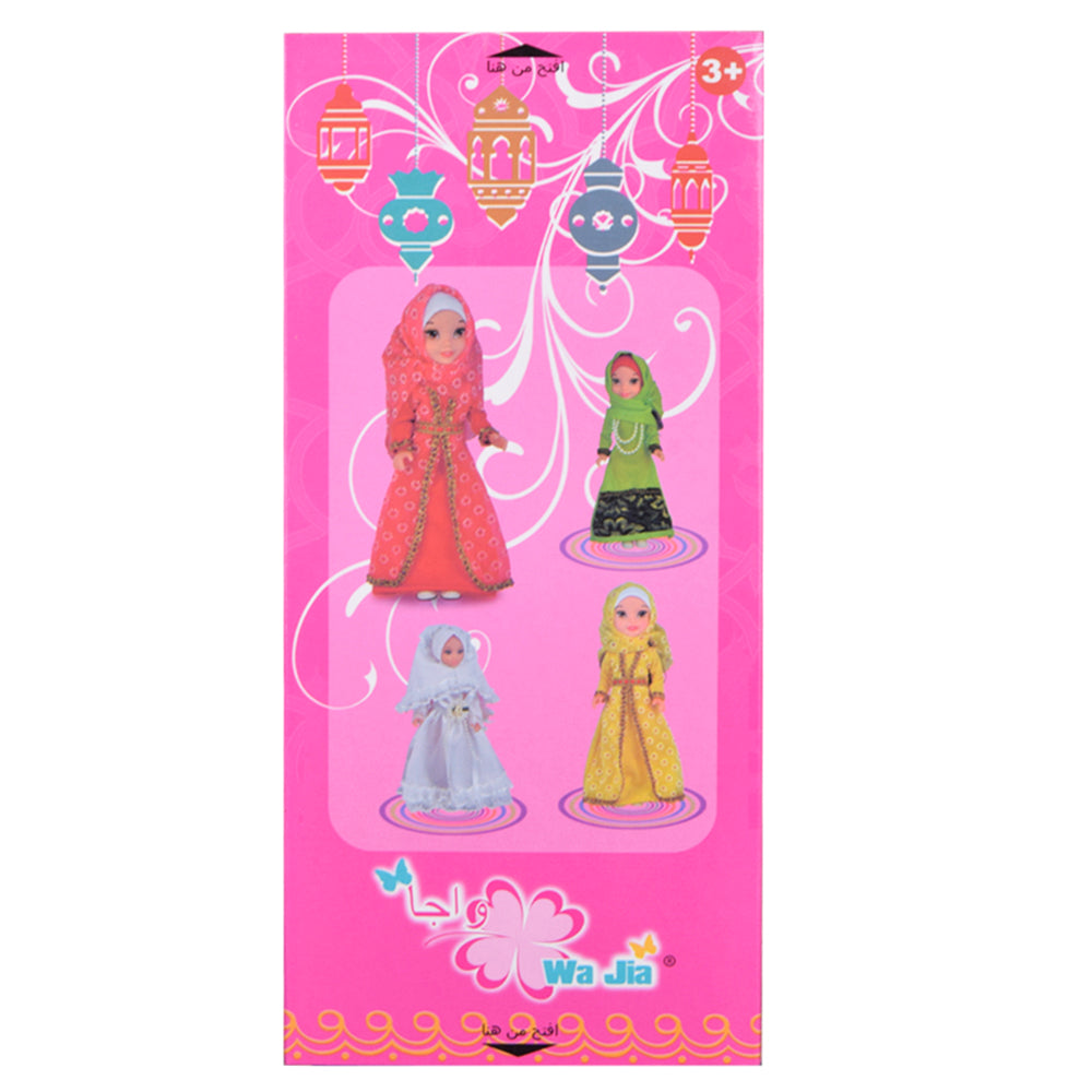 Cultural Hijabi Doll in Red Traditional Dress