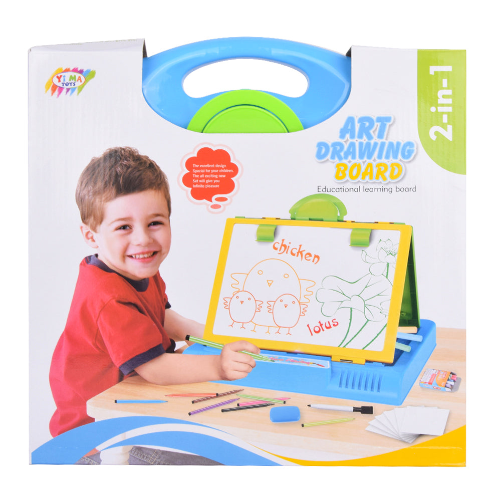 2-in-1 Kids Art Drawing Board