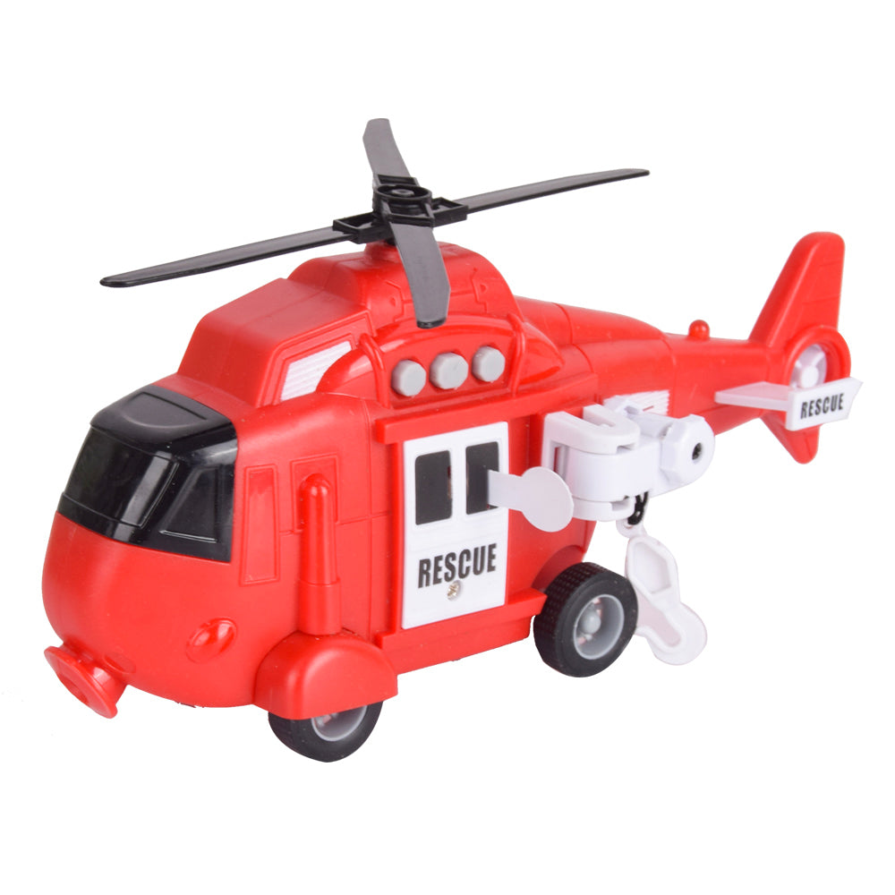 Rescue Helicopter Toy with Light & Sound – Advanced Simulation 1:20 Scale (Blue)