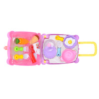 Portable Kitchen Cooking Play Set for Kids