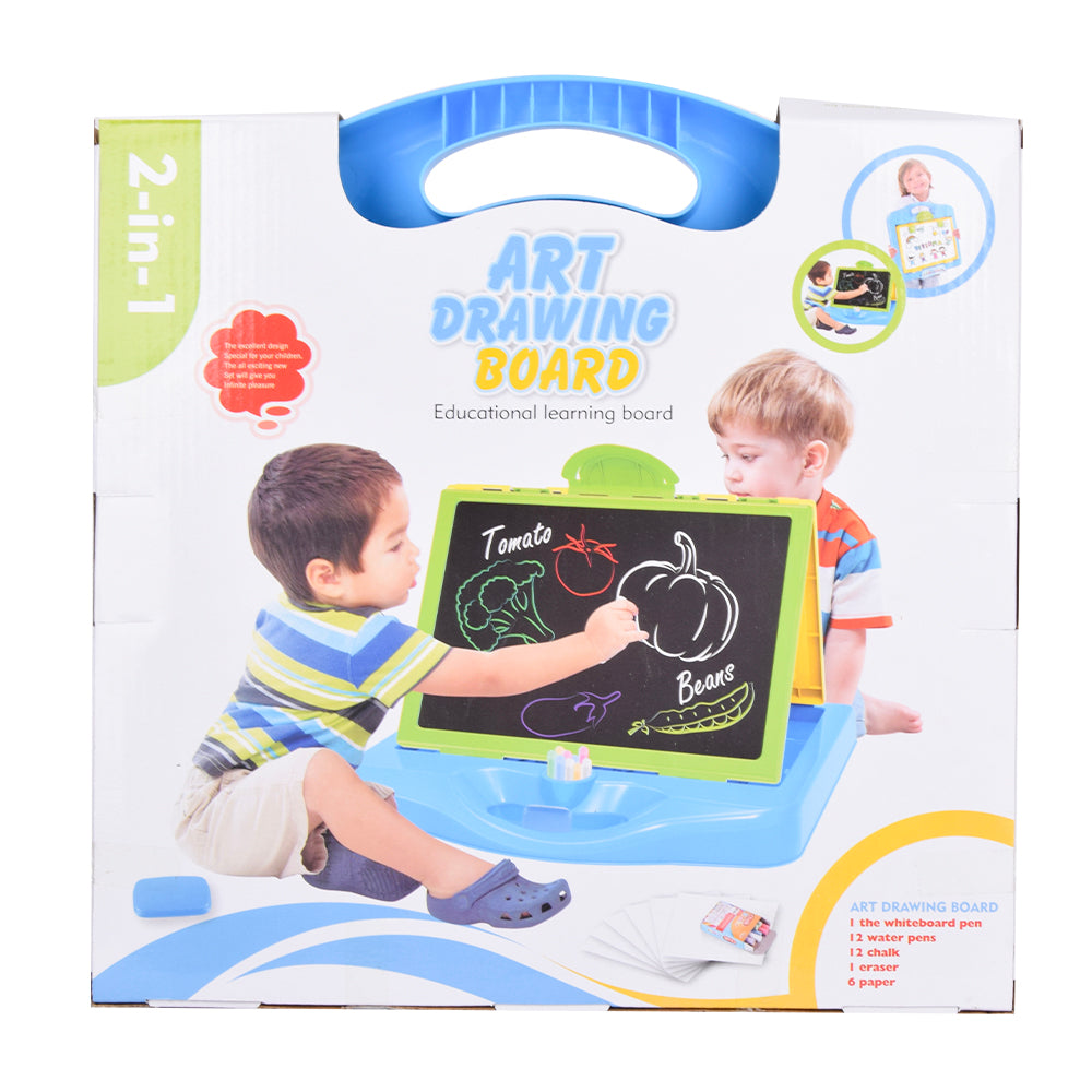 2-in-1 Kids Art Drawing Board