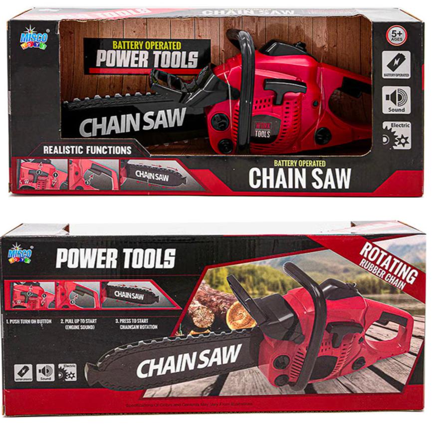 Battery Operated Toy Chainsaw – Realistic Power Tool Fun!