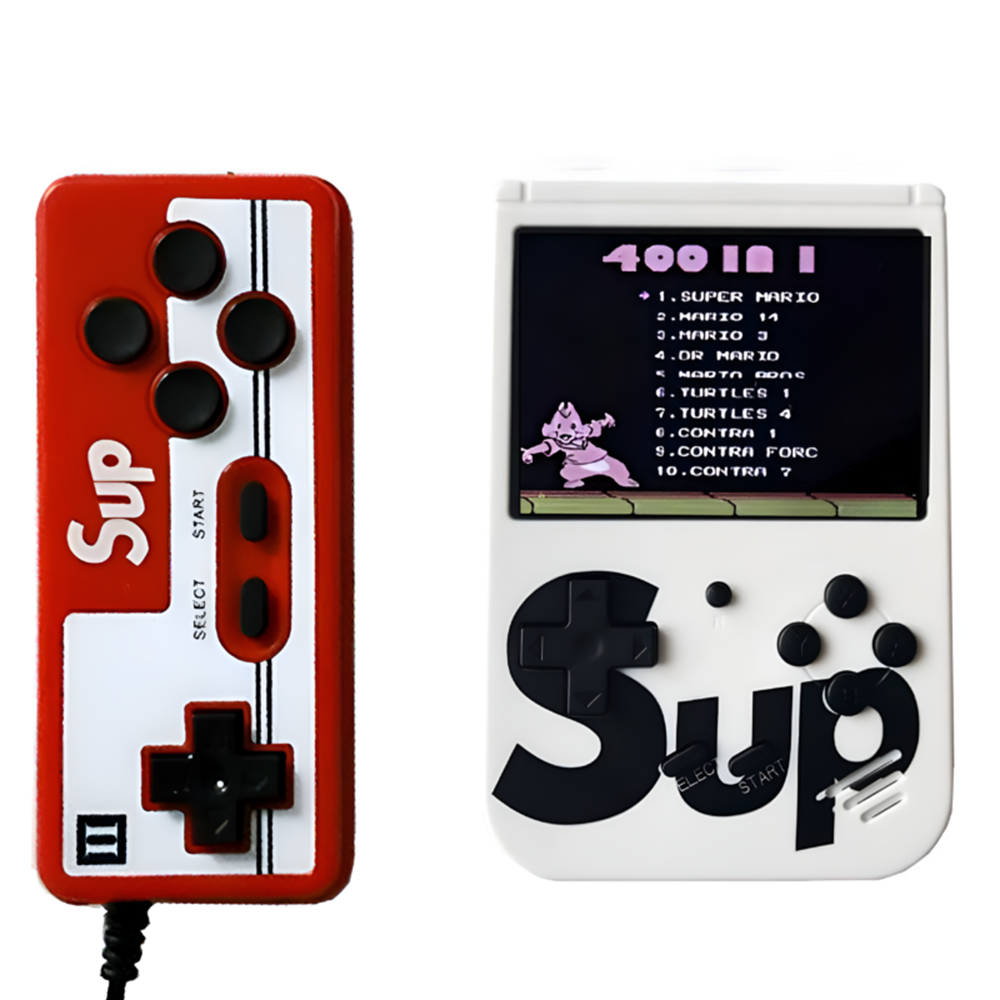 SUP Handheld Retro Game Console with 400 Built-in Classic Games