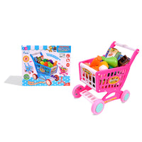 Kids Shopping Cart Trolley Play Set