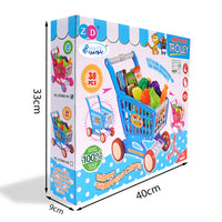 Kids Shopping Cart Trolley Play Set