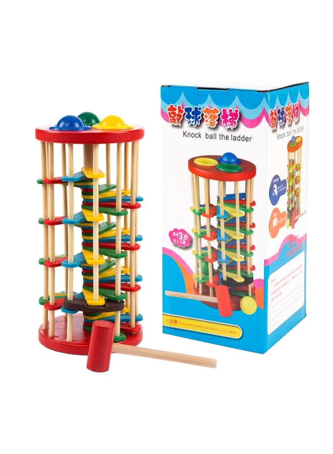 Deluxe Pound And Roll Wooden Tower Toy